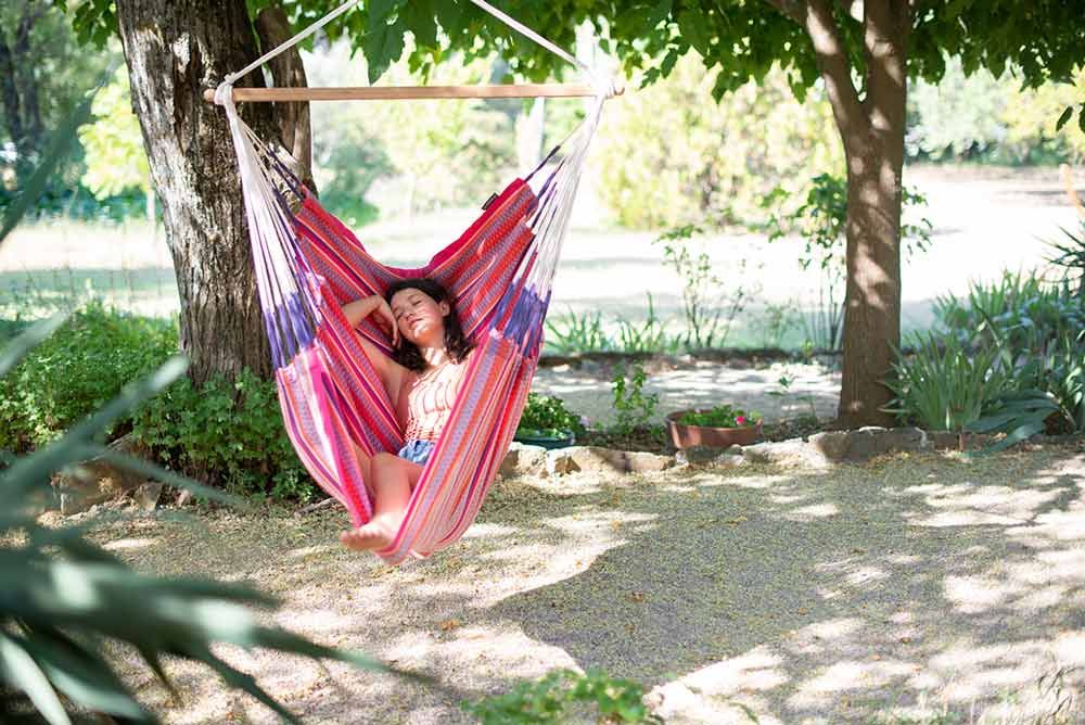 La Siesta hammock chair Habana Comfort flamingo