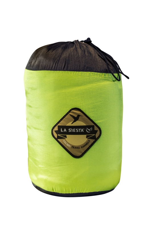 La Siesta quilted travel hammock Colibri Green