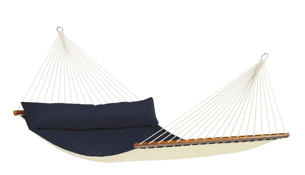 La Siesta spreader bar hammock Alabama navy blue