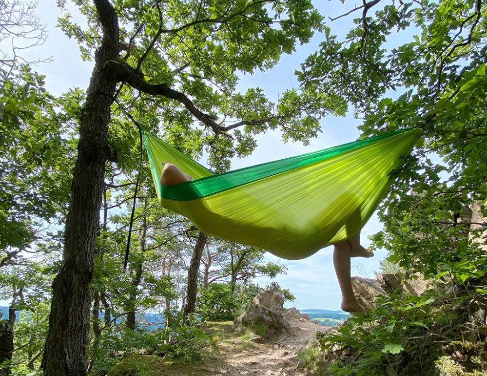La Siesta travel hammock Colibri lime