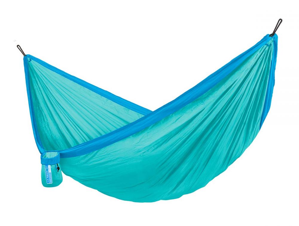 La Siesta travel hammock Colibri turquoise