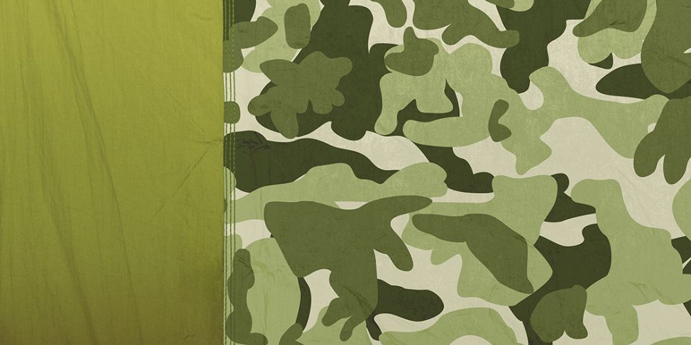 La Siesta travel hammock for two Colibri camo forest