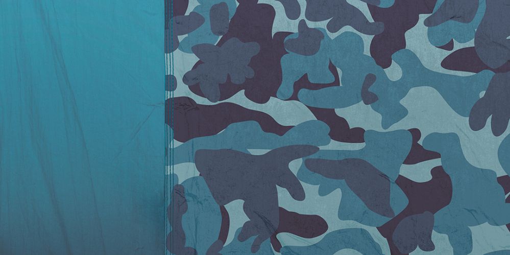 La Siesta travel hammock for two Colibri camo river