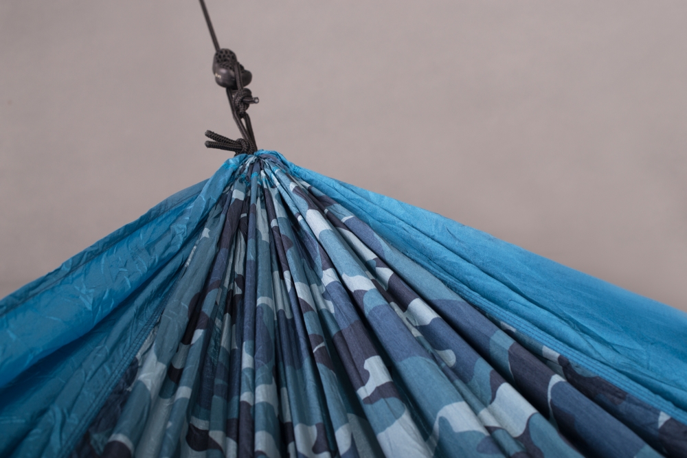 La Siesta travel hammock for two Colibri camo river