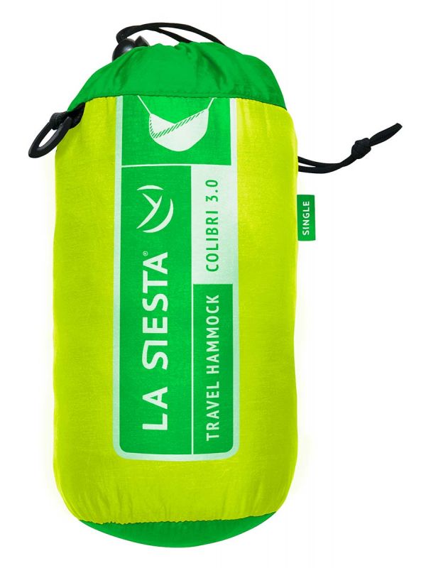 La Siesta travel hammock for two Colibri green