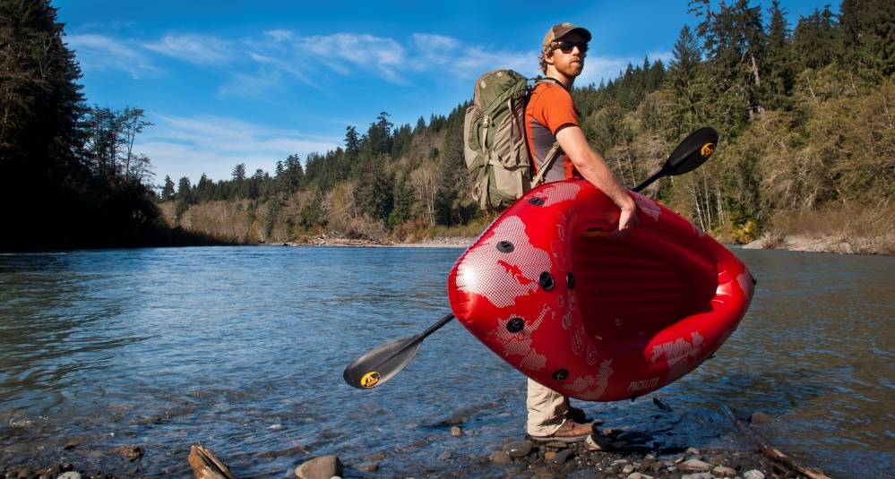 Lightweight inflatable kayak Advanced Elements Packlite