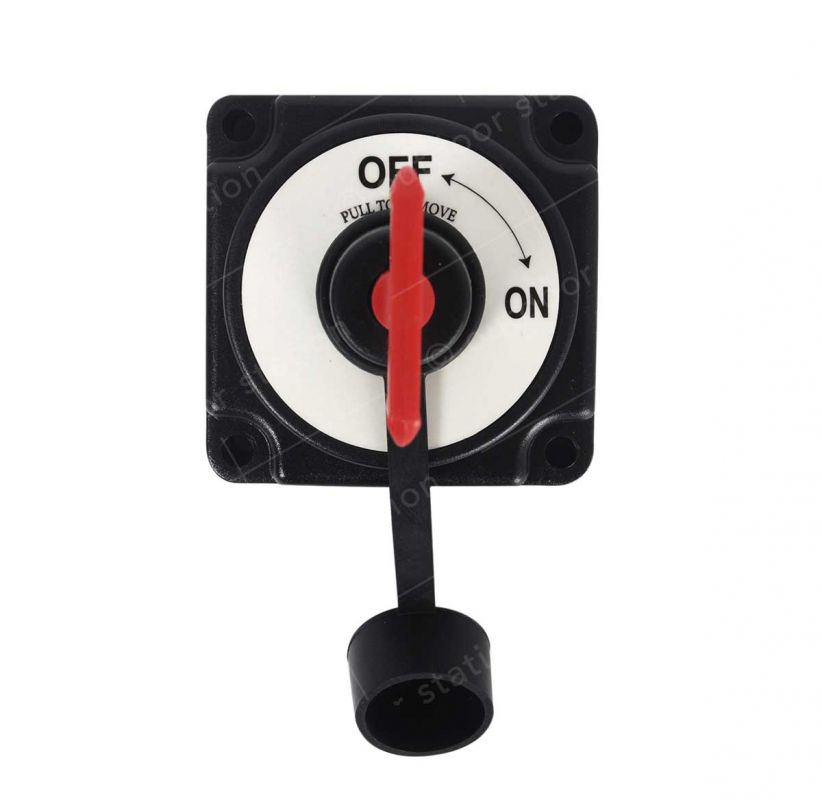 mini plastic battery switch black