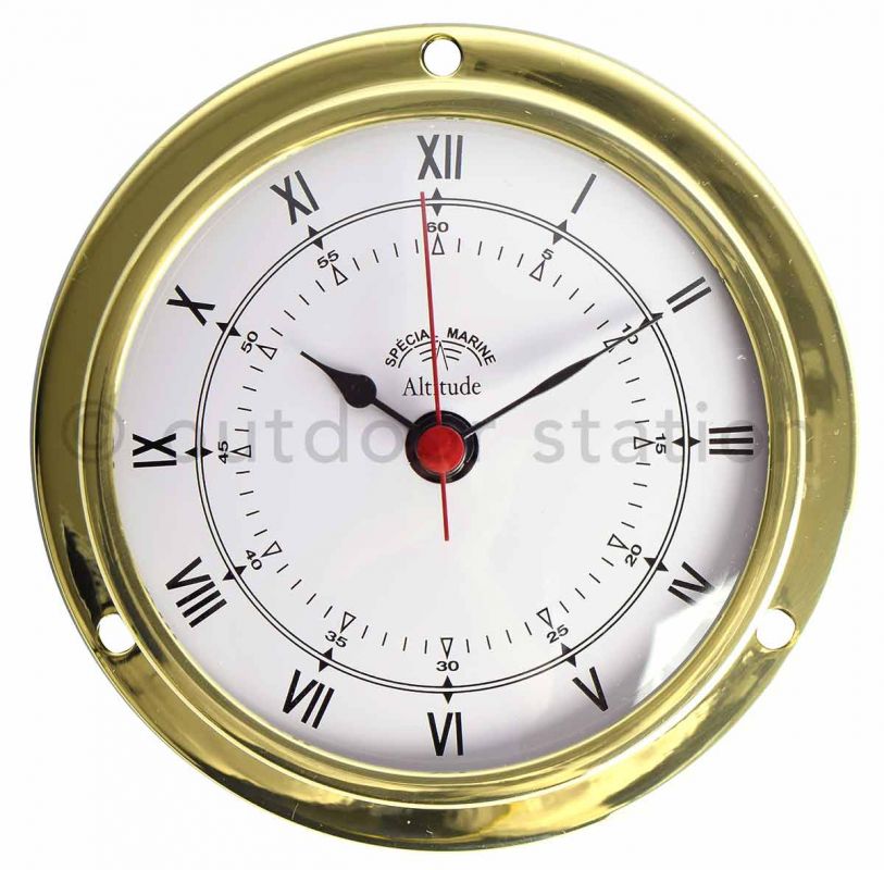nautical marine altitude brass clock