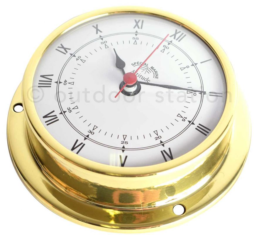 Nautical Marine Altitude Brass clock