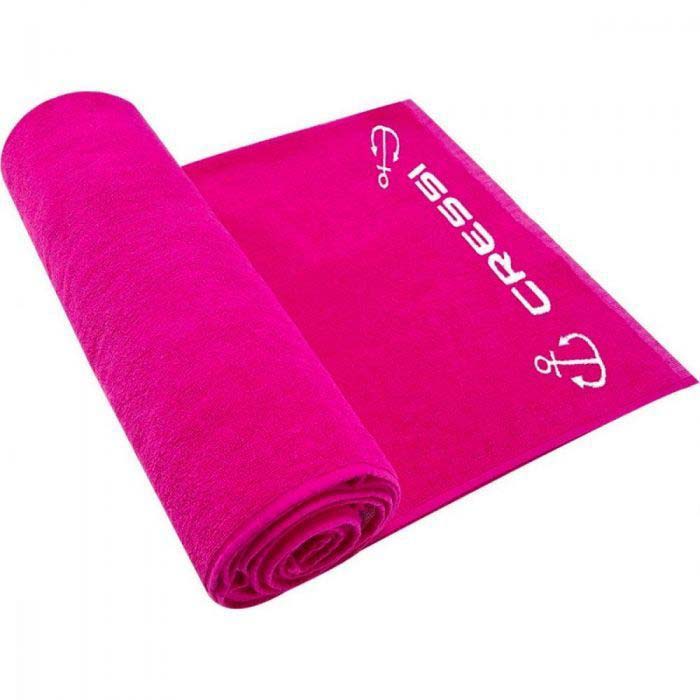 Cressi Cotton Frame Beach Towel 100 X 180 Cm - Luxe Strandhanddoek Geel, 100% Katoen Gemaakt In Italië