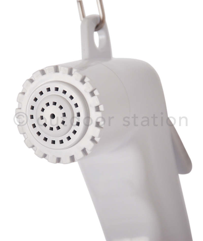 Builtit shower head white for boat