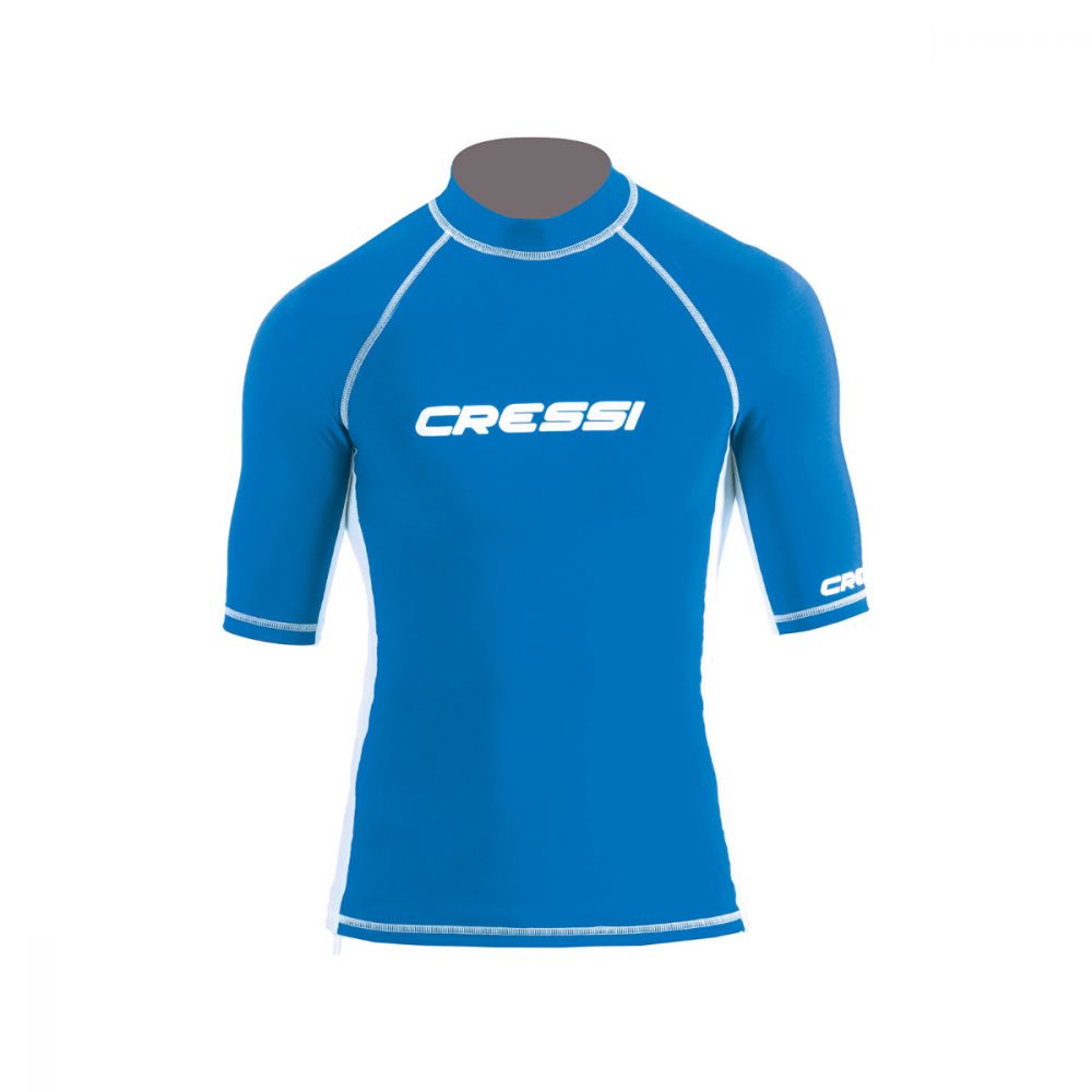 SEAC Raa Short Evo Man Men's Rash Guard UV Protective Shirt for Snorkeling and Swimming, Short Sleeve (1-Pack