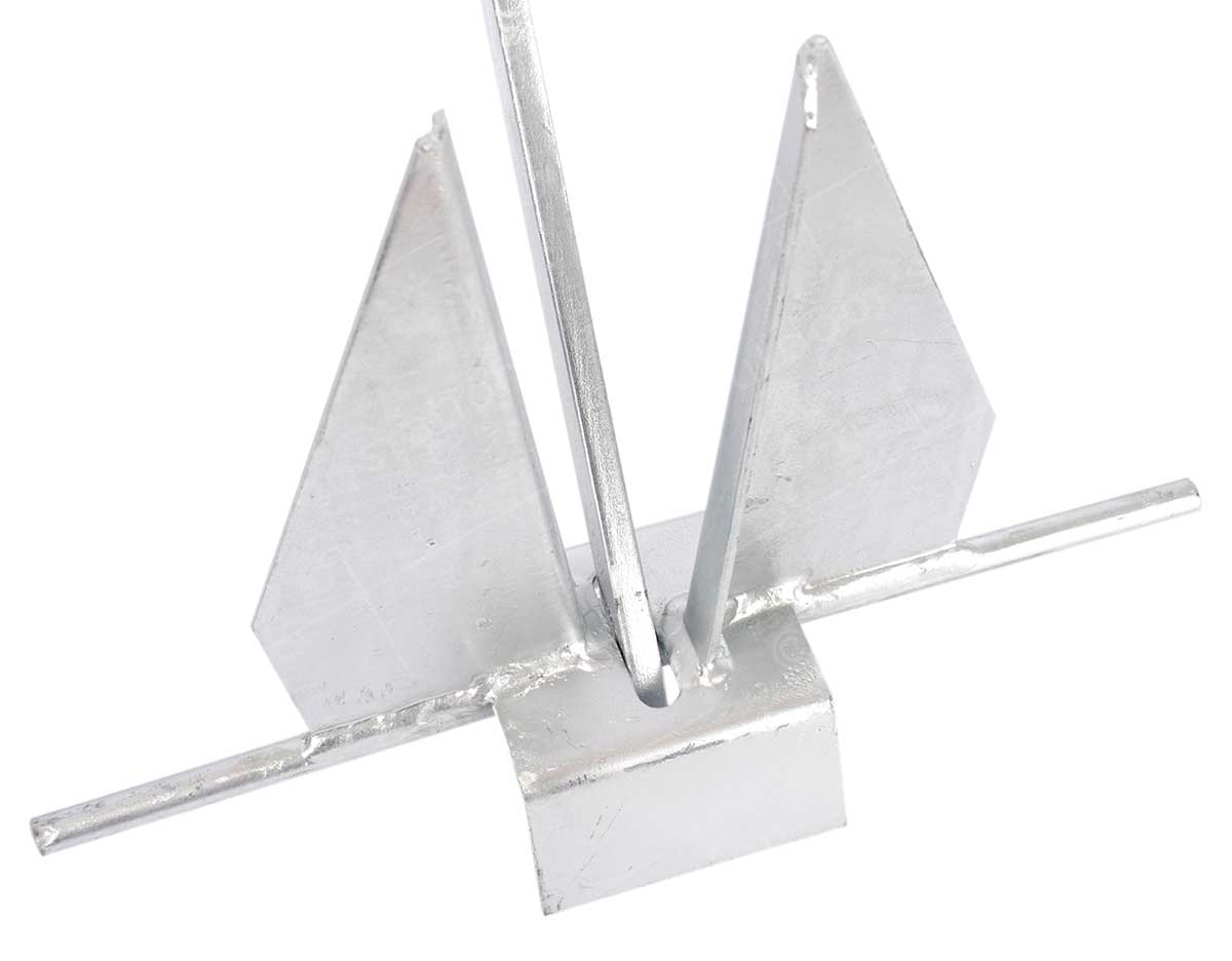 Folding boat anchor Danforth 4.5 kg