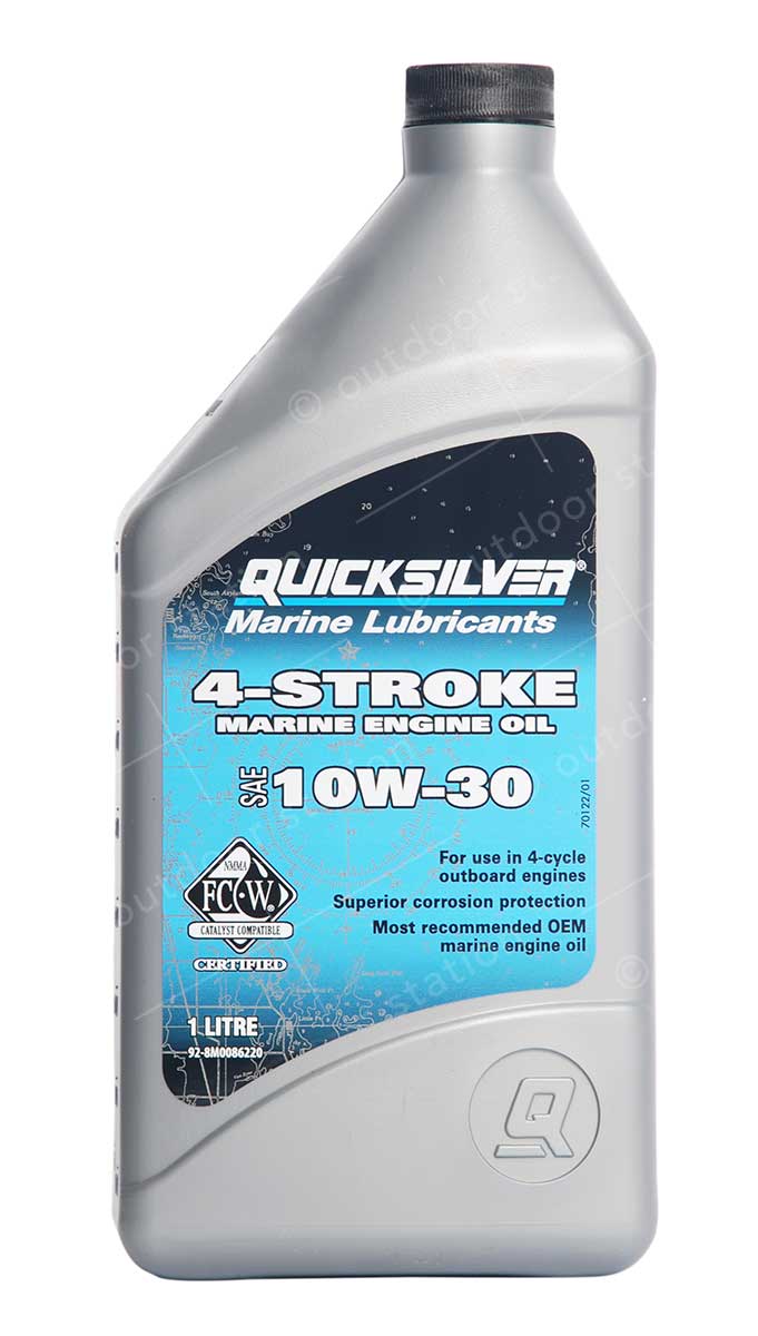 Quicksilver 10w30 Engine oil for a 4stroke outboard motor 1 l