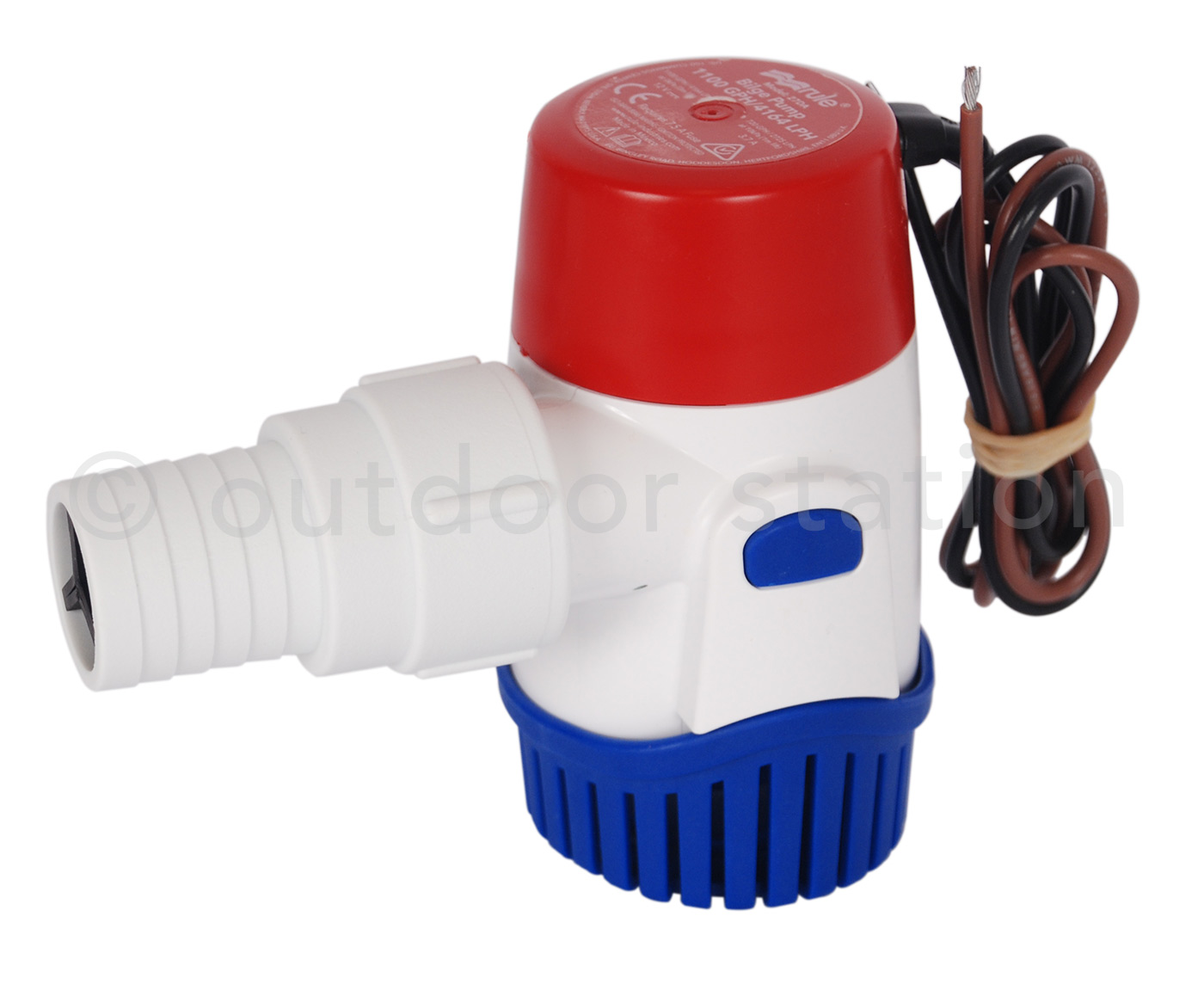 Rule 1100 GPH NonAutomatic Submersible Bilge Pump