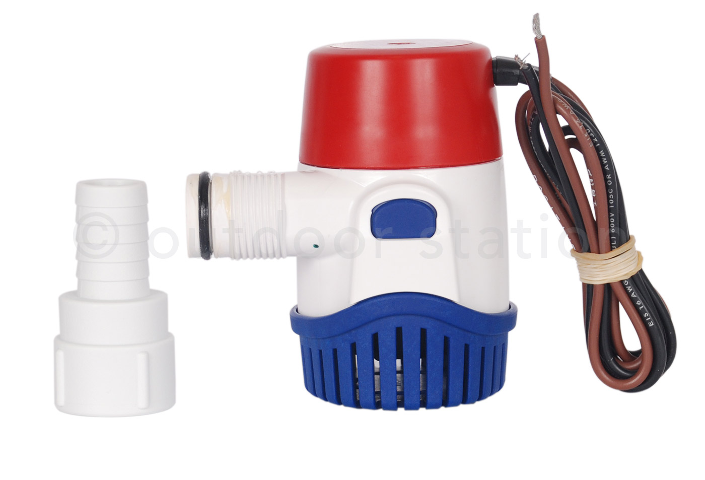 Rule 1100 GPH NonAutomatic Submersible Bilge Pump
