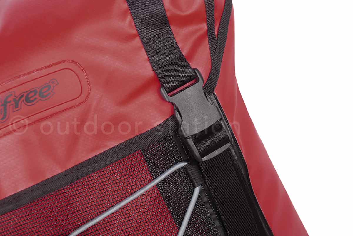 Waterproof urban backpack Feelfree Track 15L red