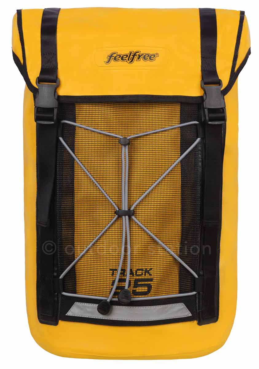 Waterproof urban backpack Feelfree Track 25L yellow