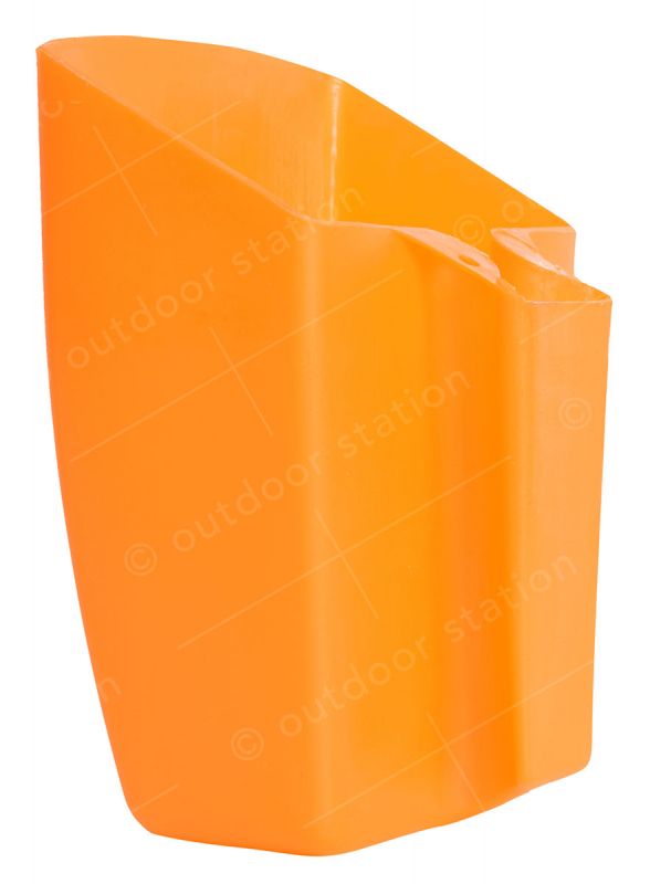 Plastic water collector - scoop 1 l orange