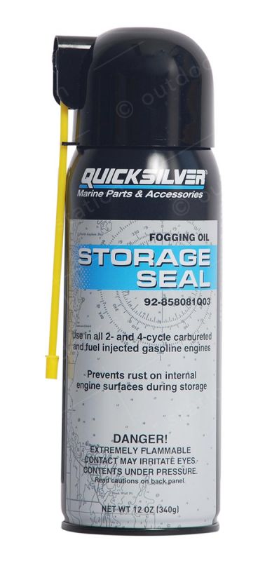 quicksilver storage seal engine fogging oil spray 340g