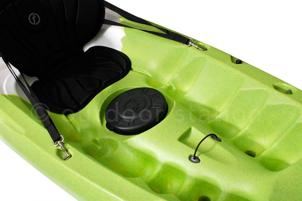 Recreational double sit on top kayak Feelfree Gemini melon