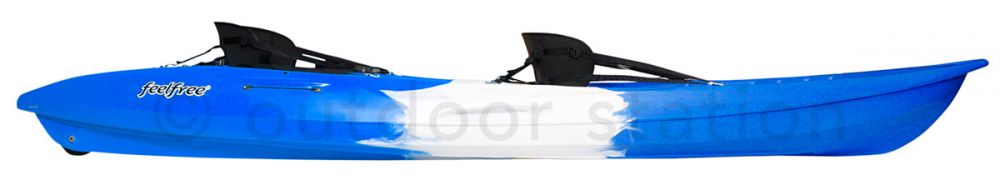 Recreational sit on top kayak Feelfree Gemini sapphire blue