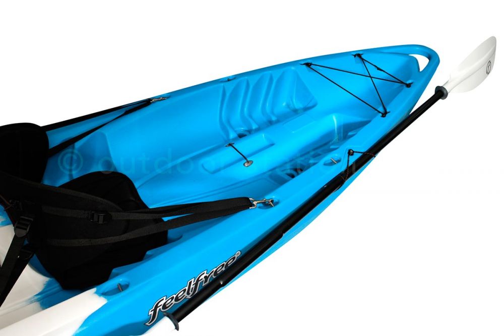 Recreational tandem sit on top kayak Feelfree Corona ice cool