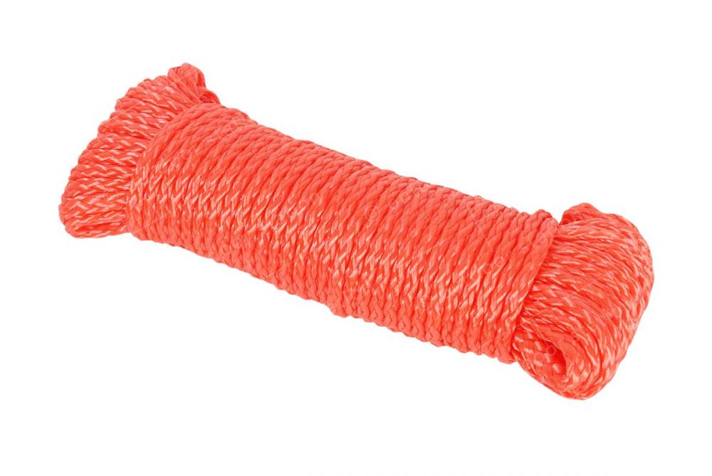 Red durable rescue rope 8mm 30m 400N
