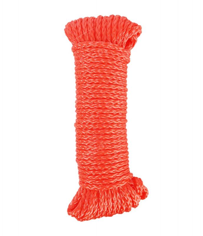 Red durable rescue rope 8mm 30m 400N