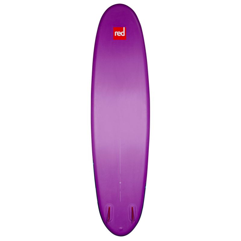 Red Paddle Co SUP board 10'6'' Ride Purple + Angle HYBRID carbon Paddle