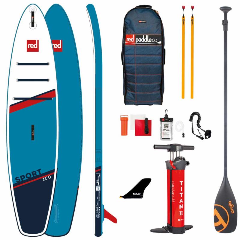 red paddle co sup board 110 sport angle sport paddle