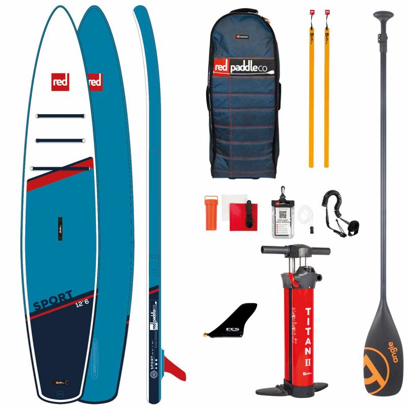red paddle co sup board 126 sport angle sport paddle
