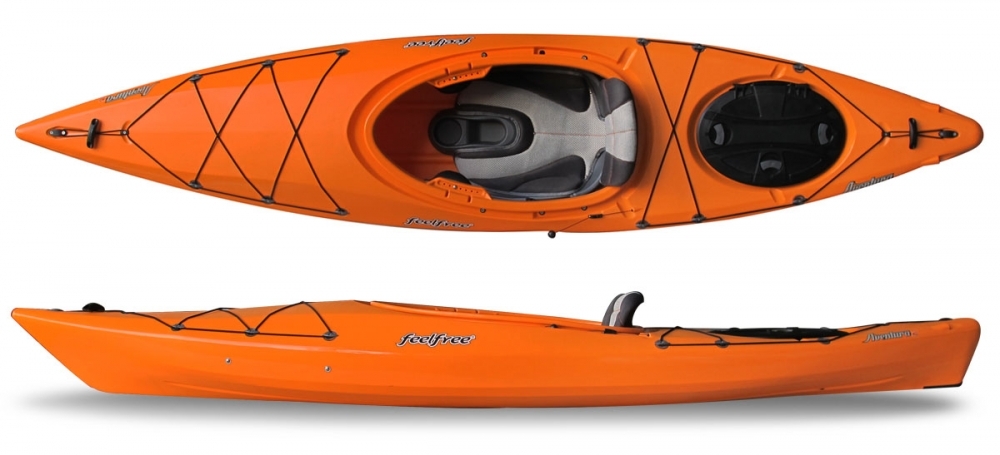 Sit in touring kayak Feelfree Aventura v2 110 orange