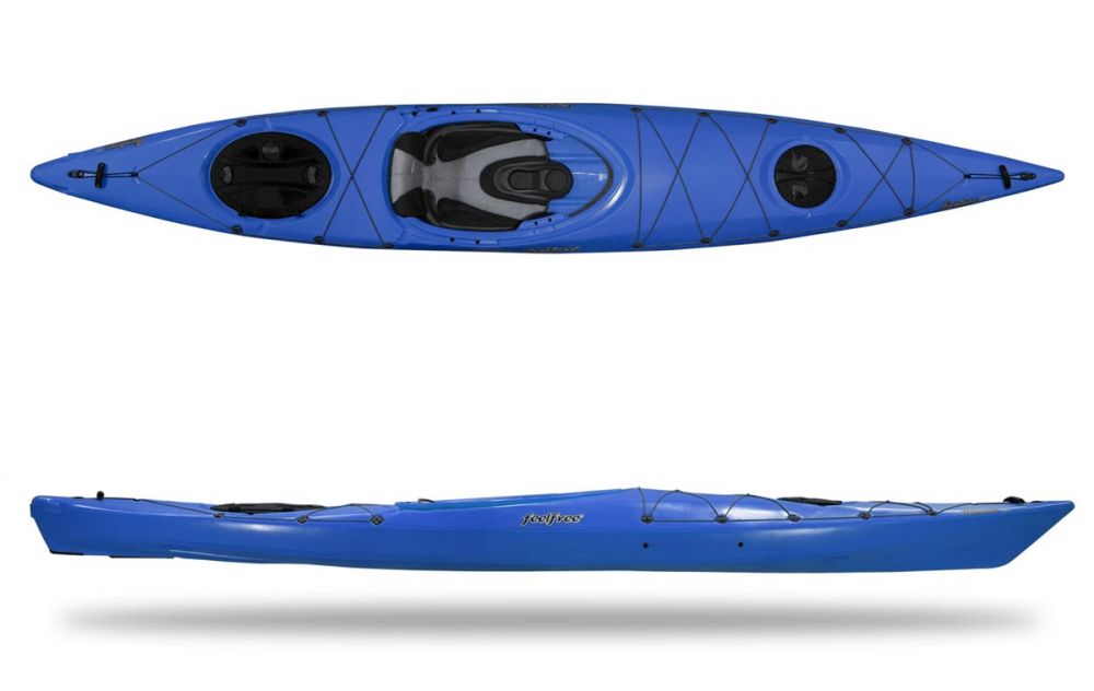 Sit in touring kayak Feelfree Aventura v2 140 blue