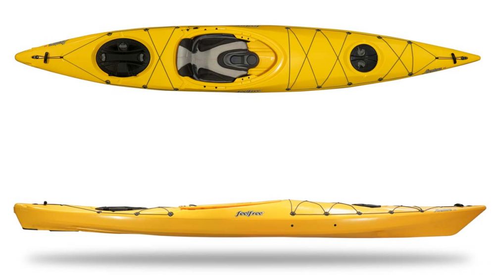 Sit in touring kayak Feelfree Aventura v2 140 yellow