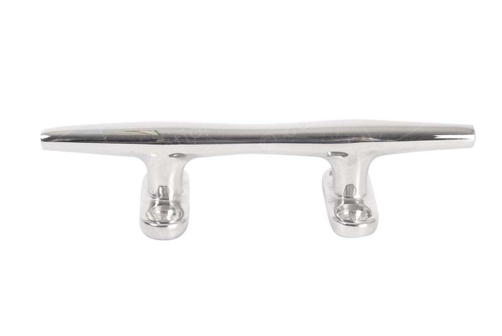 Stainless steel open base boat cleat - bollard 125x42x26mm