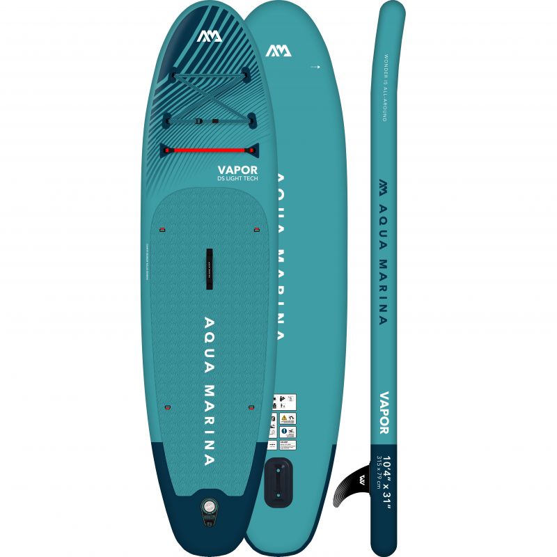 sup board aqua marina vapor 104 with paddle
