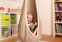 La Siesta Hanging Nest for kids Joki beige