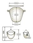 La Siesta hammock chair Domingo Kingsize almond