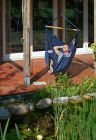 La Siesta hammock chair Domingo Kingsize marine