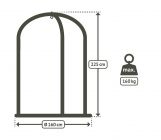 La Siesta hammock chair stand Romano
