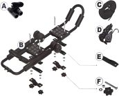 Angle kayak Carrier for 2 kayaks (3 in 1)