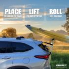 Angle kayak load assist Roller