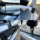 Angle kayak load assist Roller