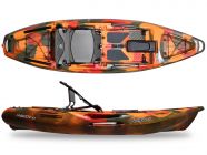 Fishing kayak Feelfree Moken 10 Pedaldrive fire camo