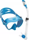 Snorkeling set Cressi Sub with F1 mask and Supernova Dry snorkel blue