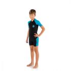 Cressi Little Shark 2mm shorty wetsuit blue 120-135cm
