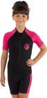 Cressi Little Shark 2mm shorty wetsuit pink 135-145cm