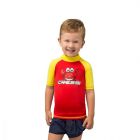 Cressi rash guard Crabby for children - short sleeve 3-4 red