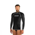 Cressi rash guard for men black - long sleeve XXXL